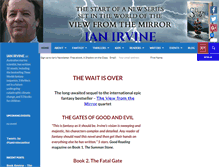 Tablet Screenshot of ian-irvine.com